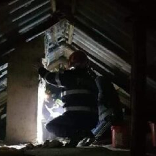 Incendiu la o casă din Dragalina, stins rapid de pompieri