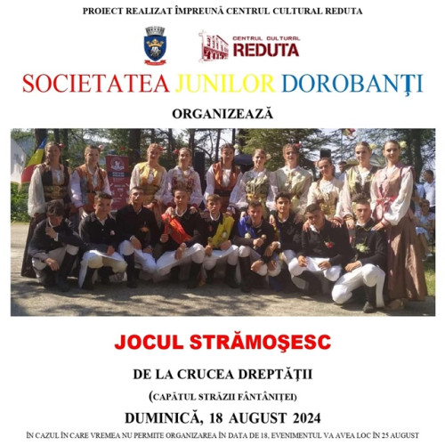 Junii Dorobanți invită brașovenii și turiștii la Jocul Strămoșesc de la Crucea Dreptății