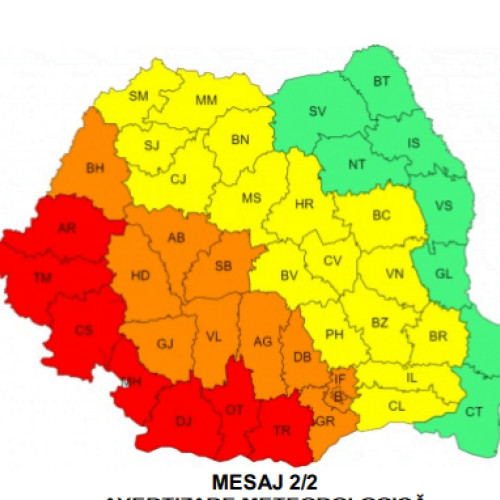 Brașovul, sub cod galben de caniculă