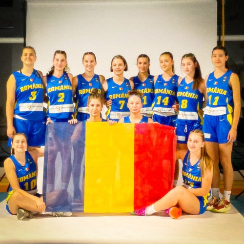Naționala feminină de baschet Under 16 a României debutează la Campionatul European din Turcia