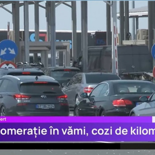 Vacanța de Sf. Maria a adus aglomerări în vami