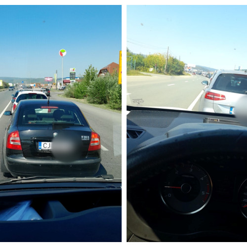 Trafic aglomerat la începutul minivacanței de Sfânta Maria pentru șoferii clujeni