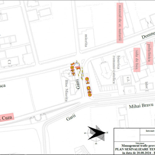 Confuzie în informările Primăriei Galați privind lucrările de pe strada Domnească
