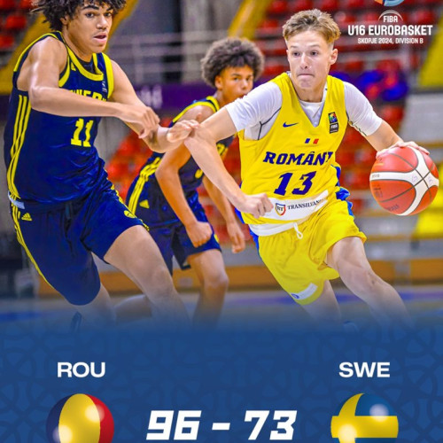 România se califică în semifinalele Campionatului European de baschet U16