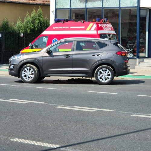 Accident rutier pe strada Tudor Vladimirescu din Alba Iulia