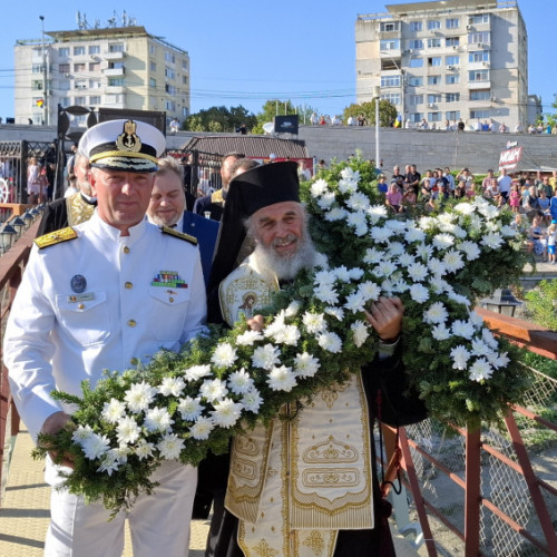 Ceremoniile dedicate Zilei Marinei, sărbătorite pe Faleza Dunării la Galați