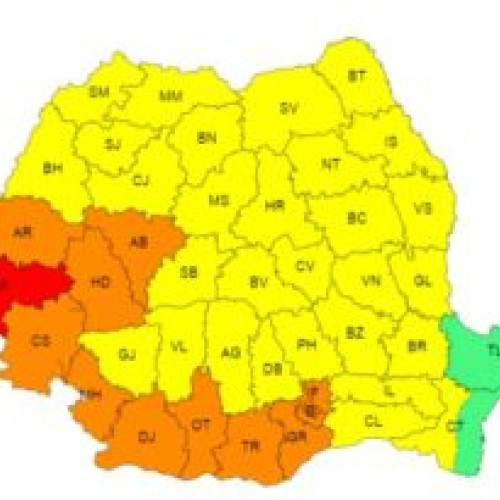 Județul Botoșani sub alertă Cod Galben în weekend