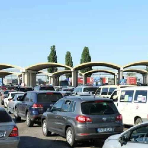 Trafic intens la granita cu Bulgaria de Sfanta Maria