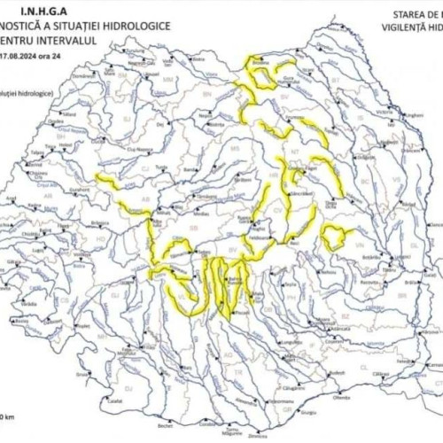 Avertizare Cod galben pentru județul Dâmbovița