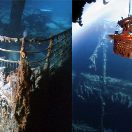 Artefacte prețioase recuperate de pe epava Titanicului