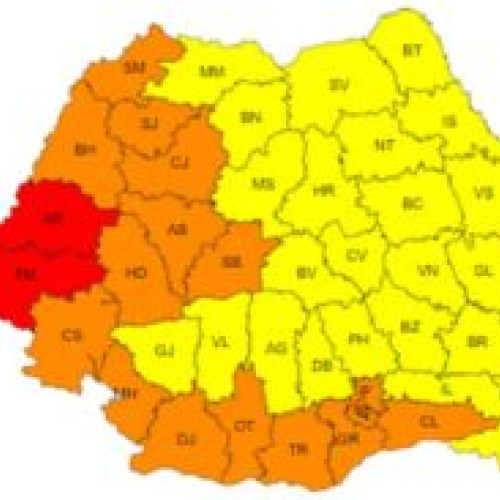 Botoșani sub Cod galben de caniculă pe 19 august