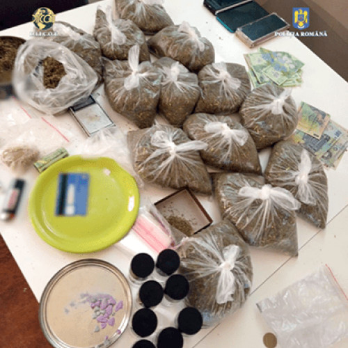 Două persoane arestate în Hunedoara pentru producerea și vânzarea de droguri de mare risc