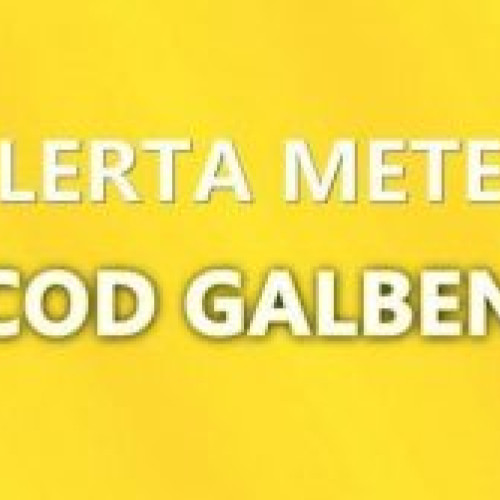 Avertizare meteo de Cod Galben de instabilitate atmosferică în județul Botoșani