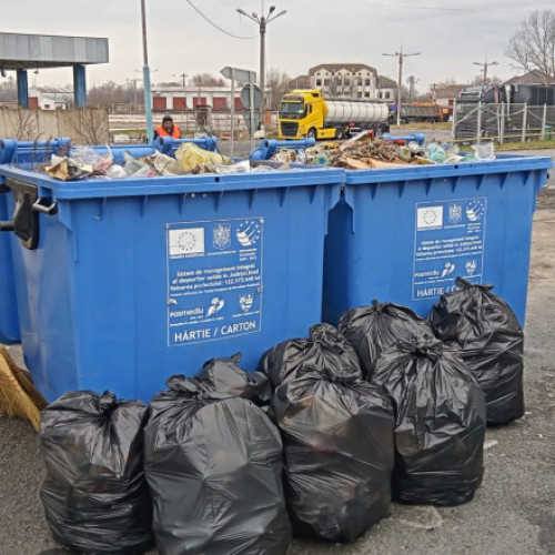 Polițiștii de frontieră au oprit 7.000 de tone de deșeuri în primele șapte luni ale anului