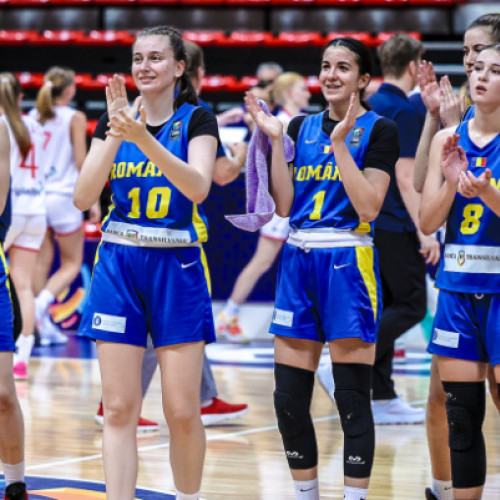 Reprezentativa feminină U16 a României conduce la Campionatul European de baschet