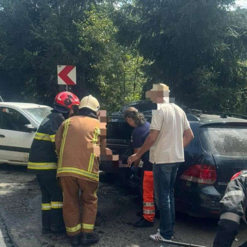 Accident rutier la Ponorel: o persoană rănită