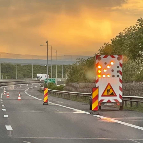 Restricții de circulație pe autostrada A1 Râmnicu Vâlcea - Deva