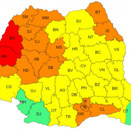 Alerta de cod galben de caniculă în județul Galați