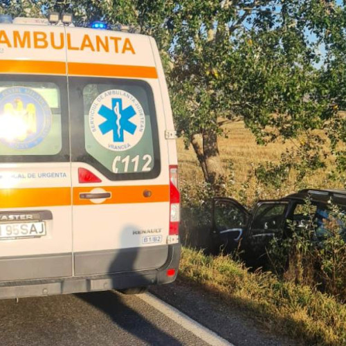Accident rutier pe E85 în Pufești, trei victime transportate la spital