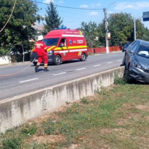Accident rutier în Iliești: o șoferiță a ajuns în șanț