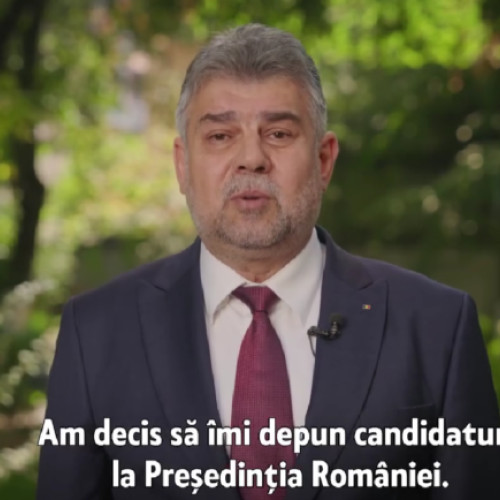 Marcel Ciolacu își anunță candidatura la alegerile prezidențiale
