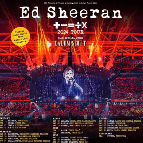 Ed Sheeran va concerta la București în cadrul turneului "The Mathematics Tour"