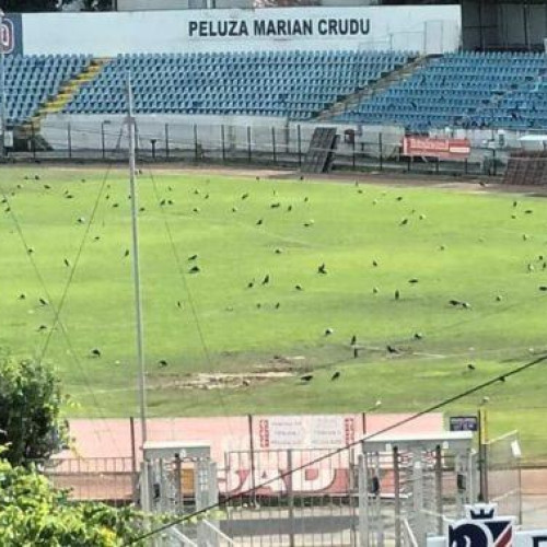 Stadionul "Municipal" din Botoșani, într-o stare deplorabilă