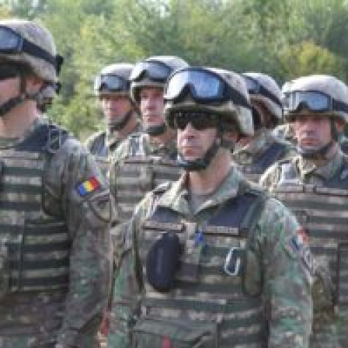 Militarii români participă la exercițiul internațional "Scutul de foc 24"