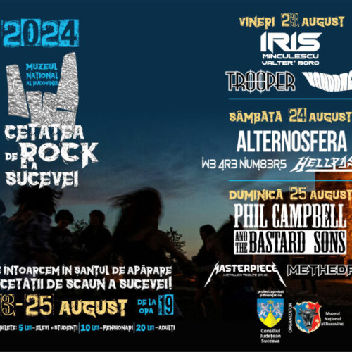 Festival de rock în Cetatea de Scaun a Sucevei
