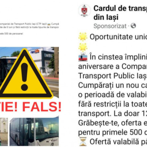 Escrocheria cu bilete la transport public, investigată de poliția din Iași