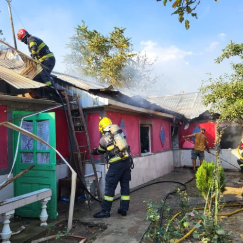 Trei familii afectate de un incendiu devastator în Cristesti