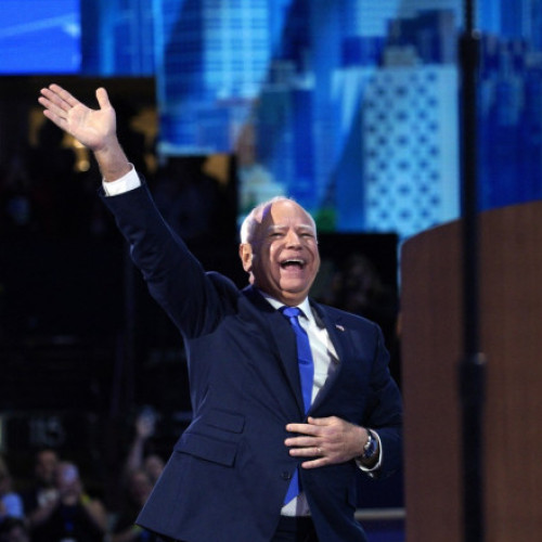 Tim Walz acceptă nominalizarea pentru funcția de vicepreședinte al SUA