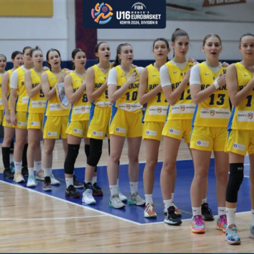 Reprezentativa feminină de baschet Under 16 a României în sferturile Campionatului European
