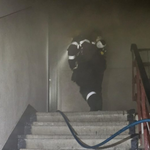Incendiu într-un apartament pe Aleea Curcubeului din Botoșani