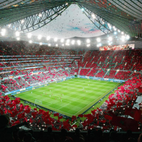Maroc va construi cel mai mare stadion de fotbal din lume pentru Cupa Mondială FIFA 2030