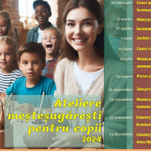 Atelier de pictat icoane pe sticlă la Muzeul de Etnografie "Vergu-Manaila"