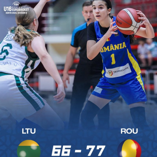 Echipa feminină de baschet Under 16 a României s-a calificat în semifinale la Campionatul European