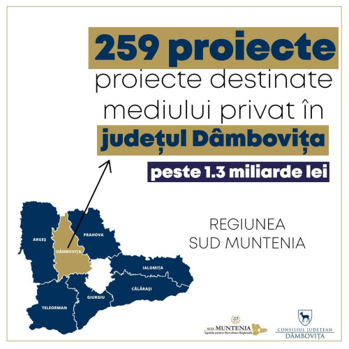Interes crescut pentru fonduri în Dâmbovița: 259 de firme beneficiază de sprijin financiar