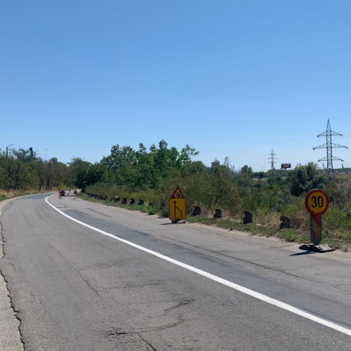 Remedierea accidentelor de teren pe DN 22B, între Nalba și Auchan