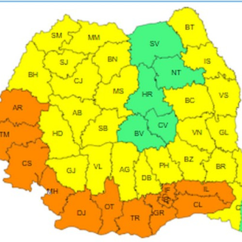Avertizare de caniculă în județul Botoșani