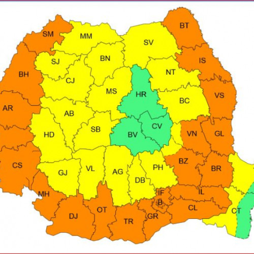 Galatiul sub Cod galben de canicula, urmeaza o zi de luni torida