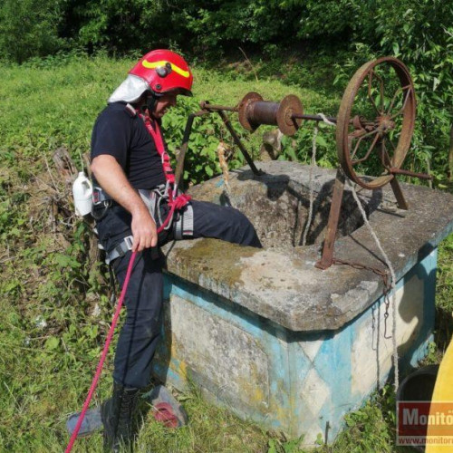 Bărbat salvat dintr-o fântână adâncă de nouă metri în Bobulești