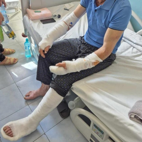 Atac brutal în Botoșani: un bărbat a fost lovit cu un topor