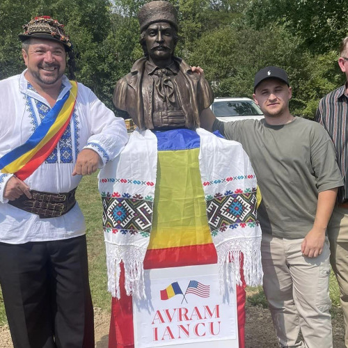 Statuie dedicată lui Avram Iancu dezvelită în Canton, Ohio