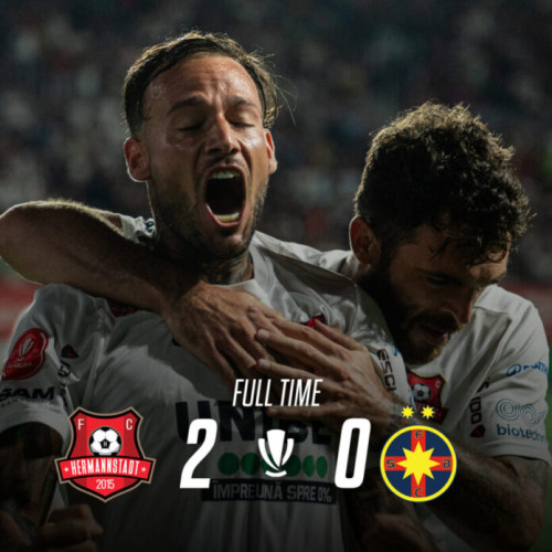 FCSB pierde la Sibiu în fața echipei FC Hermannstadt