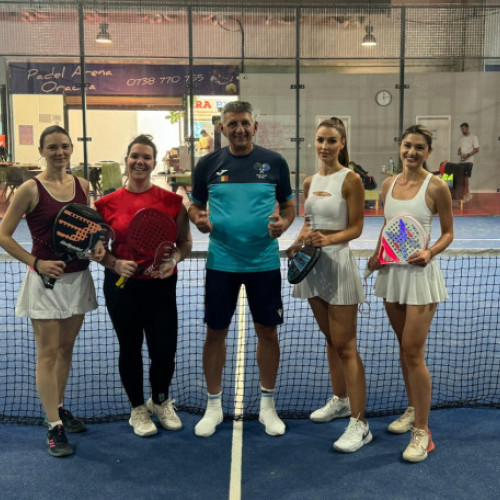 Etapa 8 a Circuitului Oradea Joacă Padel, o competiție echilibrată la Padel Arena Oradea
