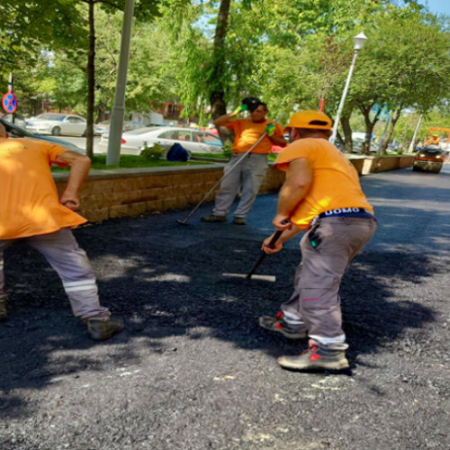 Modernizarea străzii Margeanului avansează rapid