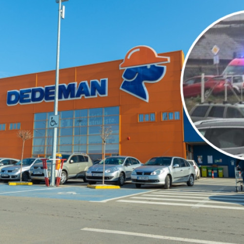 Descoperire șocantă în parcarea magazinului Dedeman, un bărbat găsit decedat în mașină