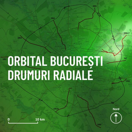 Studiul de fezabilitate pentru Drumului Radial 6-7 Afumati Est, scos la licitație