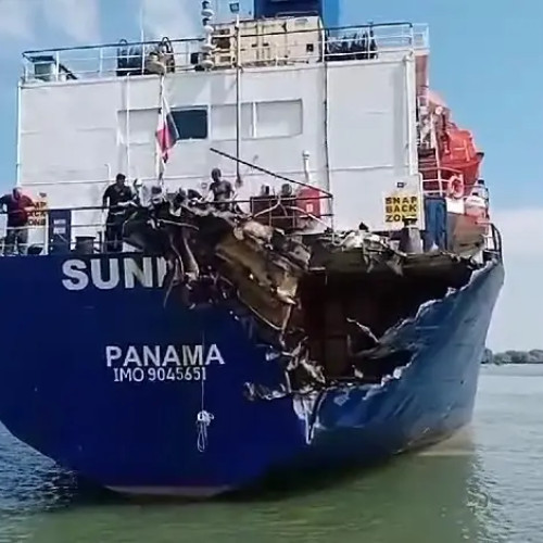 Incident maritim în apropierea Izmail